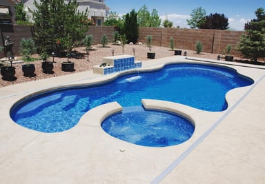 Benefits of pool installation during new home build - Latham Pool